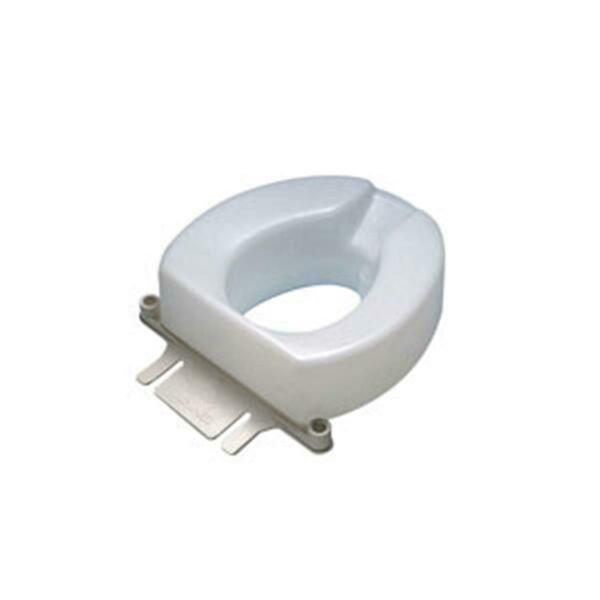 Ableware 2 In. Contoured Tall-Ette Elongated Toilet Seat Ableware-725831002